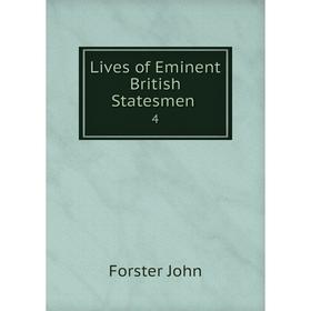 

Книга Lives of Eminent British Statesmen 4