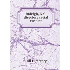 

Книга Raleigh, N.C. directory serial 1919/1920