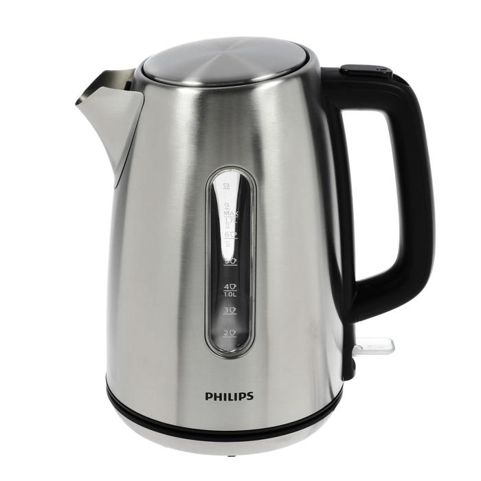 Чайник Philips HD9357/10, металл, 1.7 л, 2200 Вт, серебристый