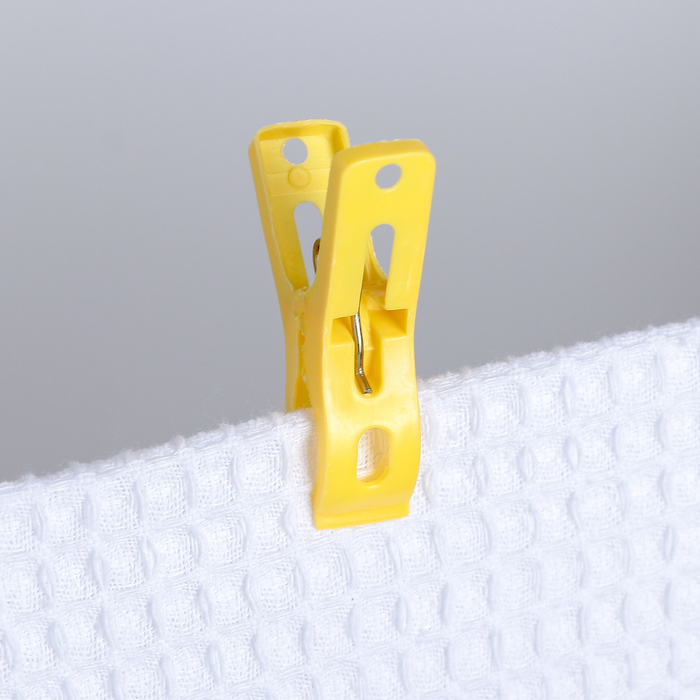 Набор прищепок в корзинке 13х13х8 см, 24 шт (5,5 см), цвет МИКС