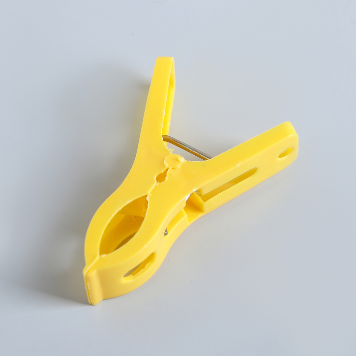 Набор прищепок в корзинке 13х13х8 см, 24 шт (5,5 см), цвет МИКС