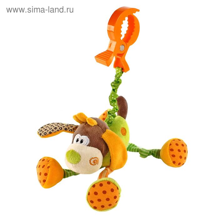 фото Развивающая игрушка-подвеска "веселый щенок" жирафики