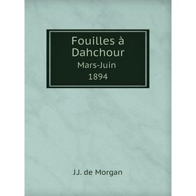 

Книга Fouilles à DahchourMars-Juin 1894