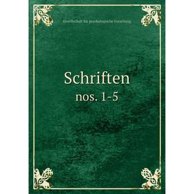 

Книга Schriften. nos. 1-5