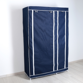 Шкаф для одежды, 108×43×172 см, цвет синий Ош