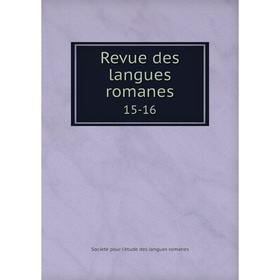 

Книга Revue des langues romanes 15-16