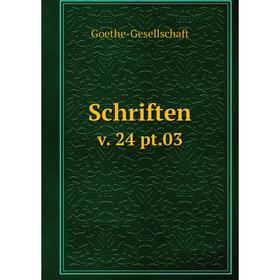 

Книга Schriften v. 24 pt.03