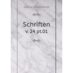 

Книга Schriften v. 24 pt.01