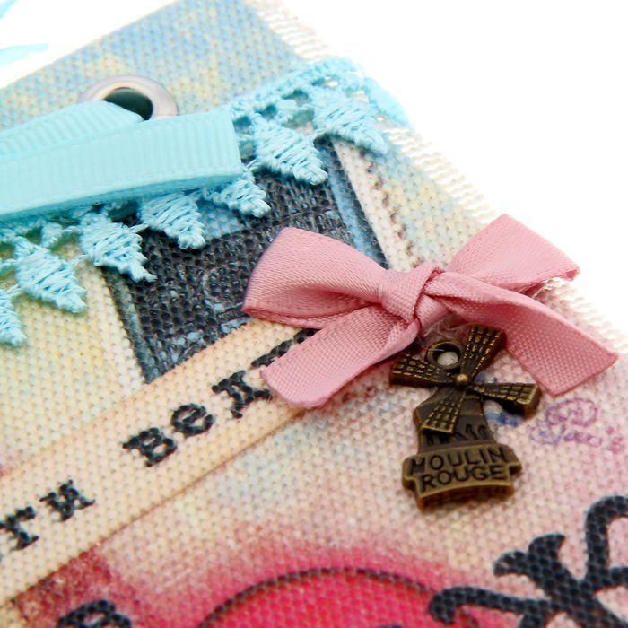 Блокнот "Все дороги ведут в Париж", 70 листов, ручная работа