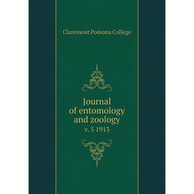 

Книга Journal of entomology and zoologyv. 5 1913