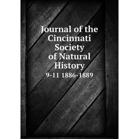 

Книга Journal of the Cincinnati Society of Natural History9-11 1886-1889