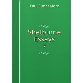 

Книга Shelburne Essays