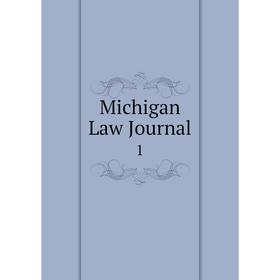 

Книга Michigan Law Journal 1