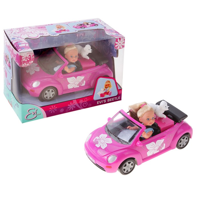 Кукла "Еви" с машинкой