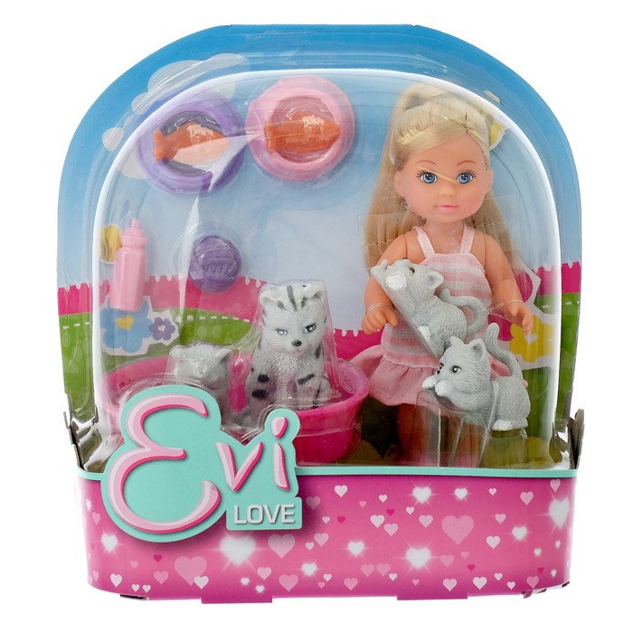 Кукла "Еви" с домашними животными, МИКС