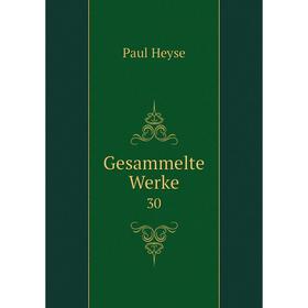 

Книга Gesammelte Werke 30