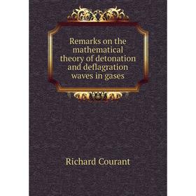 

Книга Remarks on the mathematical theory of detonation and deflagration waves in gases