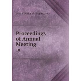 

Книга Proceedings of Annual Meeting