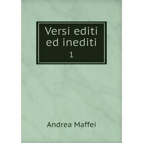 

Книга Versi editi ed inediti 1