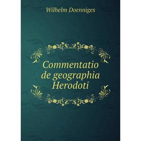 

Книга Commentatio de geographia Herodoti