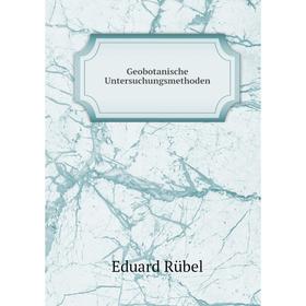 

Книга Geobotanische Untersuchungsmethoden