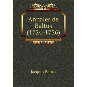 

Книга Annales de Baltus (1724-1756)