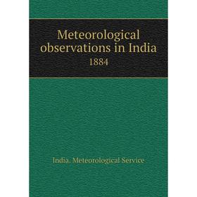 

Книга Meteorological observations in India1884