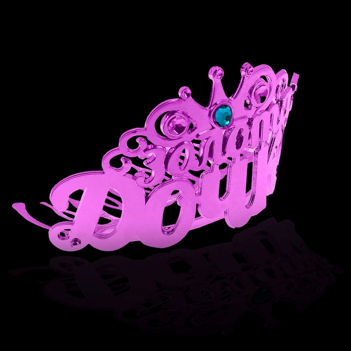 Диадема на гребешке "Золотая дочка"