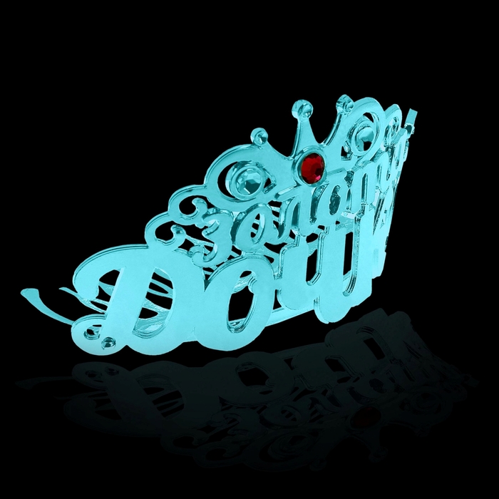 Диадема на гребешке "Золотая дочка"