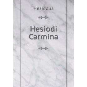 

Книга Hesiodi Carmina