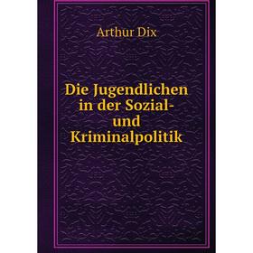 

Книга Die Jugendlichen in der Sozial- und Kriminalpolitik