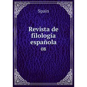 

Книга Revista de filología española 08