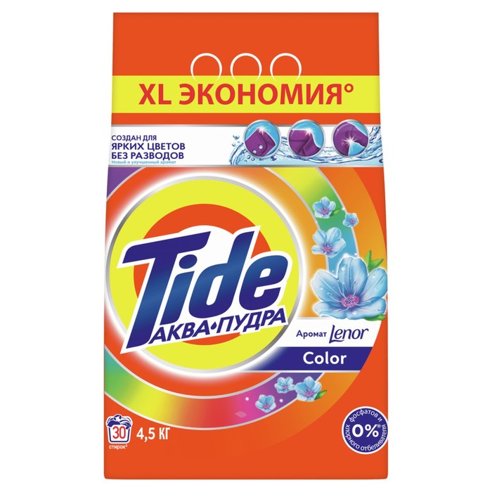 

Стиральный порошок Tide Color Lenor, автомат, 4,5 кг