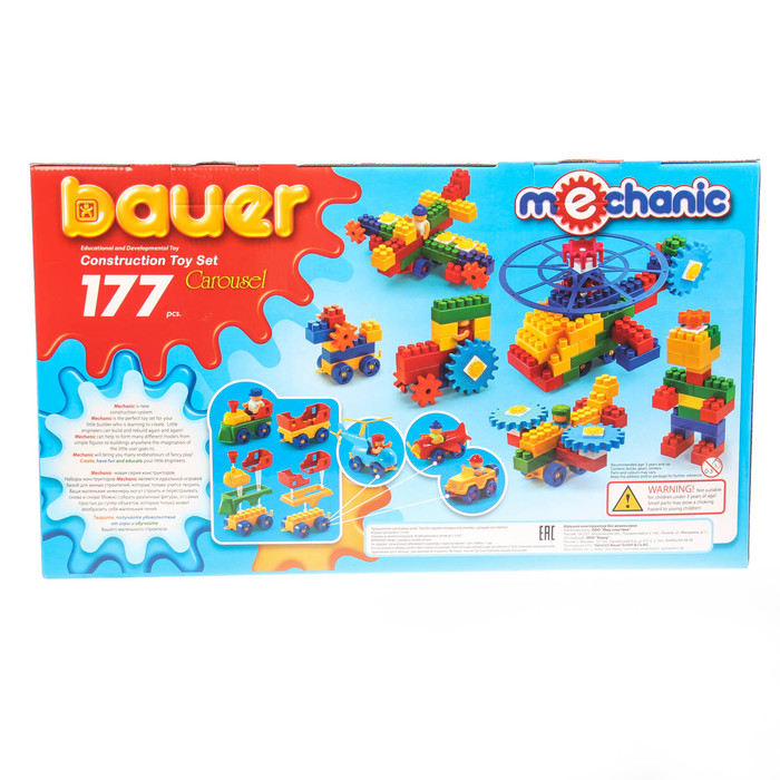 Конструктор Mechanic, Карусель, 177 деталей
