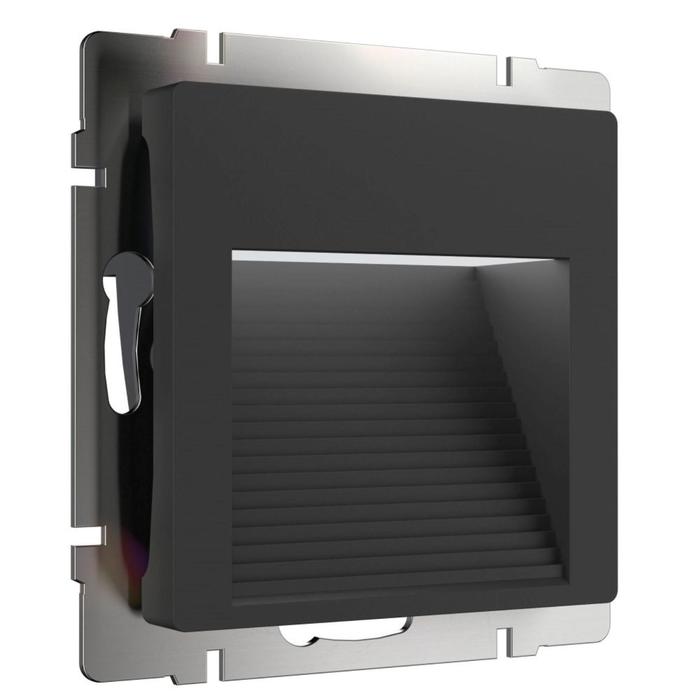 Встраиваемая LED подсветка WL08-BL-02-LED, матовая черная