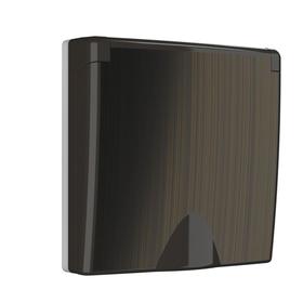 

Накладка для розетки IP44 с крышкой WL12-SKGSC-IP44-CP, цвет бронза