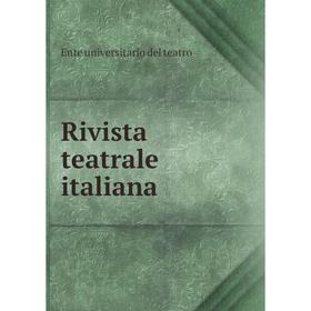 

Книга Rivista teatrale italiana