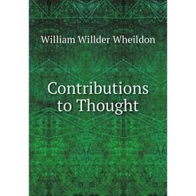 

Книга Contributions to Thought