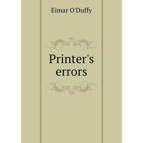 

Книга Printer's errors