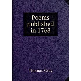 

Книга Poems published in 1768