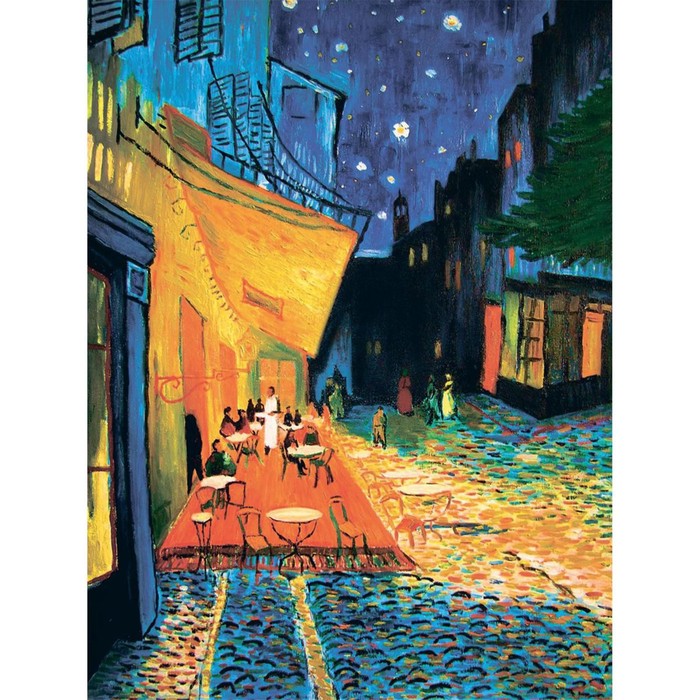 

Алмазная мозаика с полным заполнением «Ночная терраса» 30×40 см