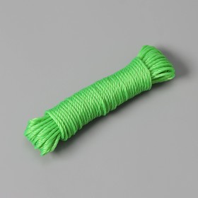 купить Верёвка бельевая Доляна, d2,5 мм, длина 10 м, цвет МИКС