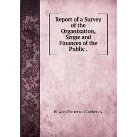 

Книга Report of a Survey of the Organization, Scope and Finances of the Public.