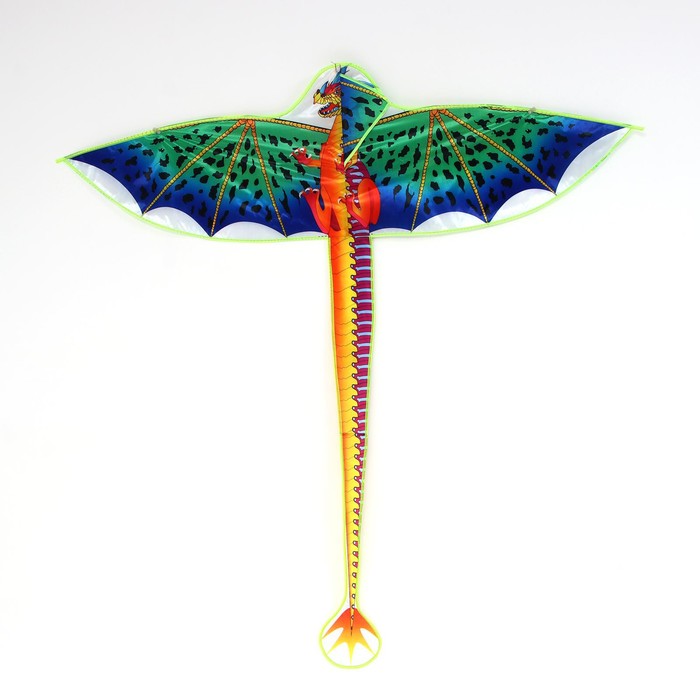 Воздушный змей «Дракон», с леской, цвета МИКС
