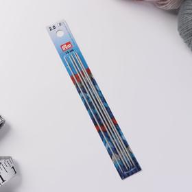 

Спицы для вязания, чулочные, d = 2 мм, 15 см, 5 шт