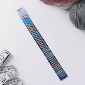 

Спицы для вязания, чулочные, d = 2 мм, 20 см, 5 шт