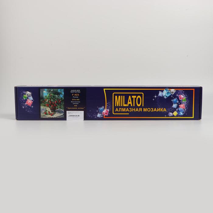 фото Алмазная мозаика «аромат лета» 50×40 см, 45 цветов milato