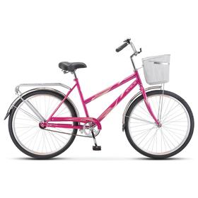 

Велосипед 26" Stels Navigator-200 Lady Z010, размер рамы 19", цвет малиновый