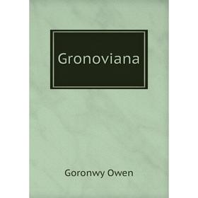 

Книга Gronoviana