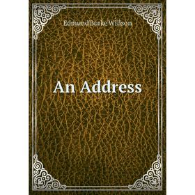 

Книга An Address